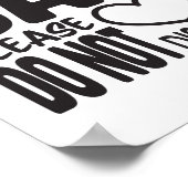 Werken vanaf de DAD-website mag u niet storen Poster (Hoek)