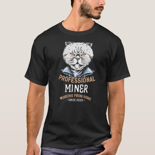 Werken vanuit Home Miner Mining Professional Pitma T-shirt (Voorkant)
