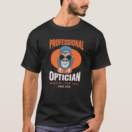 Werken vanuit huis Optometrist Boss Optome T-shirt (Voorkant)