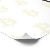 Werken voor Bitcoin Perfect Poster (Hoek)