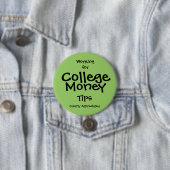 Werken voor College Money Button - groen (In situ)