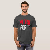 Werken voor IT-gym en fitnessbeweging T-shirt (Voorkant volledig)