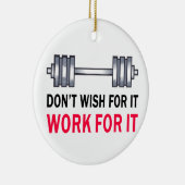 Werken voor IT Keramisch Ornament (Rechts)