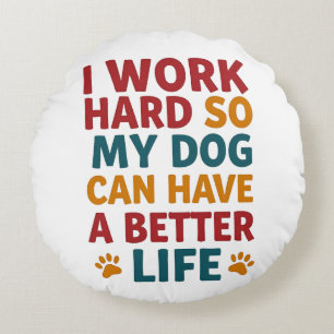 Werken voor mijn hond rond kussen