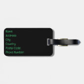 Werken voor Tacos Bagagelabel (Achterkant horizontaal)