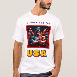 Werken voor USA T-shirt