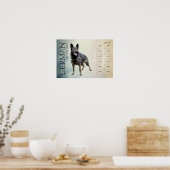 Werkend Duits Shepherd Dog - GSD Calendar 2019 Poster (Keuken)