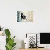 Werkend Duits Shepherd Dog - GSD Calendar 2019 Poster (Thuiskantoor)