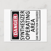 Werkend gebied Synthesizer Briefkaart (Voorkant)