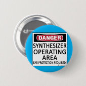 Werkend gebied Synthesizer Ronde Button 5,7 Cm (Voorkant /achterkant)
