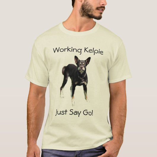 Werkend Kelpie T-shirt (Voorkant)