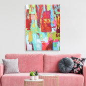 Werkend Meisje 18 x 24 Verpakt Canvas Afdruk (Insitu (Woonkamer))