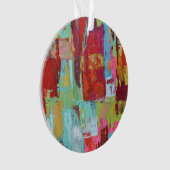 Werkend Meisje Acryl Ornament (voorkant)