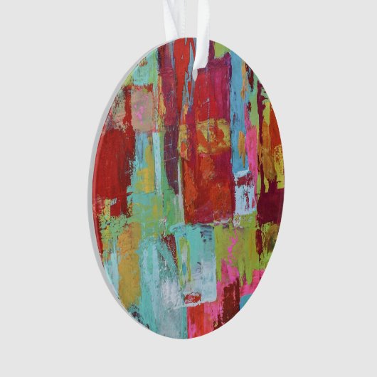 Werkend Meisje Acryl Ornament (voorkant)