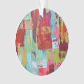 Werkend Meisje Acryl Ornament (voorkant)