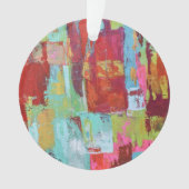 Werkend Meisje Acryl Ornament (voorkant)