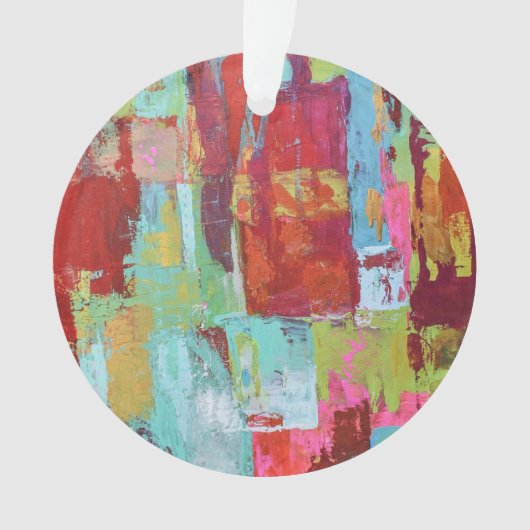 Werkend Meisje Acryl Ornament (voorkant)