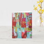 Werkend Meisje Blank Notecard Kaart (Gele Bloem)