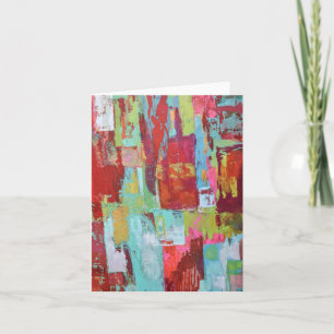 Werkend Meisje Blank Notecard Kaart