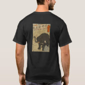 Werkend olifant - Vintaqge Japanse kunst T-shirt (Achterkant)