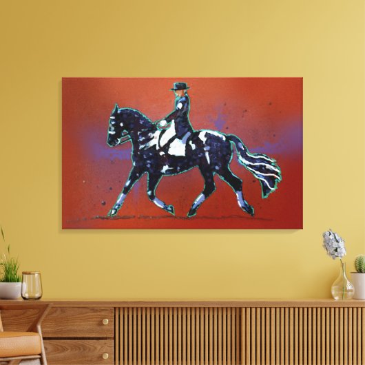 Werkende draf verpakt canvas (Insitu (Woonkamer))