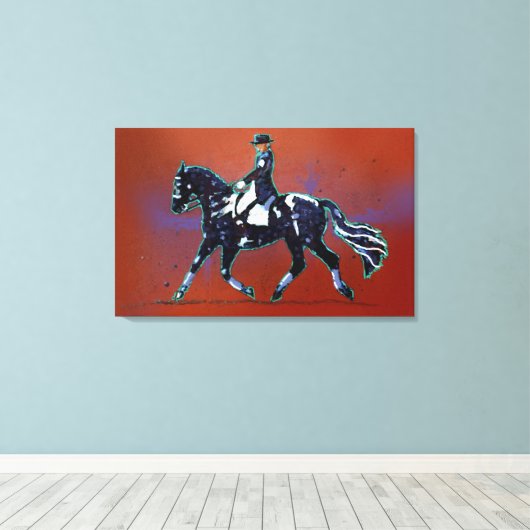 Werkende draf verpakt canvas (Insitu (Houten vloer))