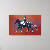 Werkende draf verpakt canvas (Voorkant)