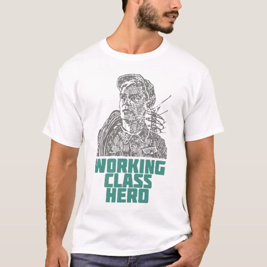 werkende elektricien #1 t-shirt (Voorkant)