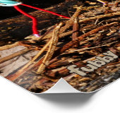 Werkende Fubby's in hun houtzagerij. Perfect Poster (Hoek)