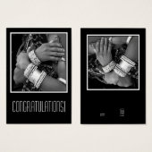 Werkende Handen Gift Label Visitekaartjes (Voorkant /achterkant)