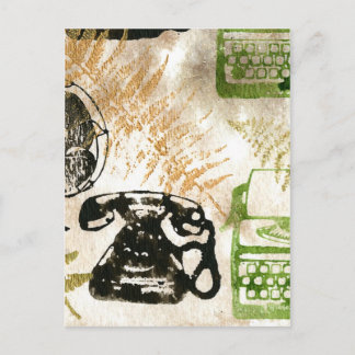 Werkende Herfst Briefkaart