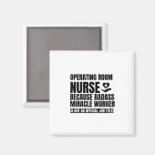 Werkende kamerverpleegster voor een wonderwerker i magneet (Voorkant / Achterkant)