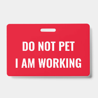 Werkende medische apparatuur badge