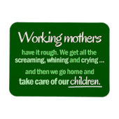 "Werkende Moeders" Magneet (Horizontaal)