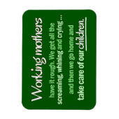"Werkende Moeders" Magneet (Verticaal)