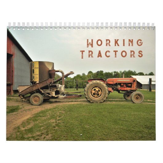 Werkende Tractoren Kalender (Hoes)
