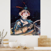 werkende vrouw, 1920 poster (Keuken)