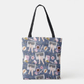 Werkende Vrouw Tote Bag (Achterkant)