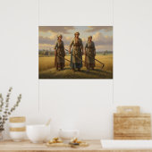 Werkende Vrouwen Poster (Keuken)