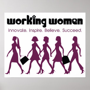 werkende vrouwen poster