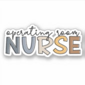 Werkende Zuster- of Zendwaardigheidsbekleding Sticker (Voorkant)