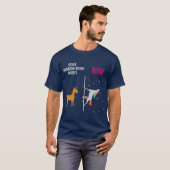 Werkende Zuster Unicorn anderen u T-shirt (Voorkant volledig)