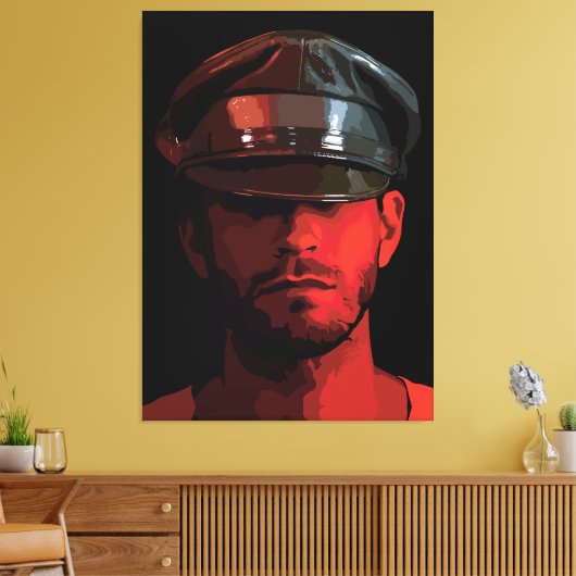  werker: ridderlijkheid en elegantie canvas afdruk (Insitu (Woonkamer))