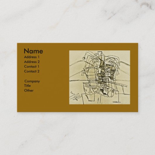 WERKER VAN FAUCET NOSE VISITEKAARTJE (Voorkant)