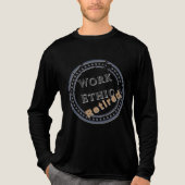 Werkethos: Gepensioneerd Tri-Blend Shirt (Voorkant volledig)