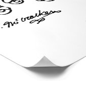 Werkgelegenheid Cartoon 9469 Poster (Hoek)