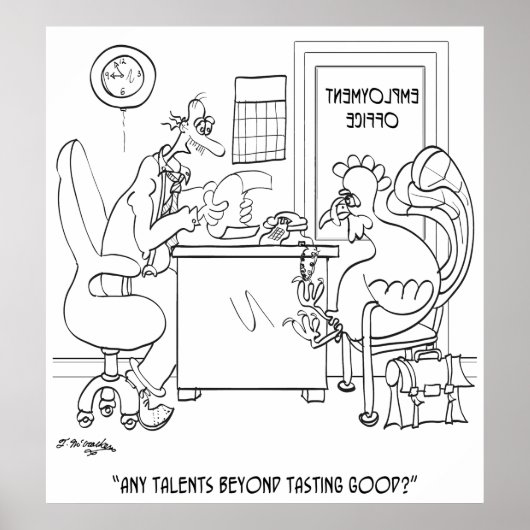 Werkgelegenheid Cartoon 9469 Poster (Voorkant)