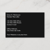 Werkgelegenheid Tijdelijk Agentschap Visitekaartje (Achterkant)