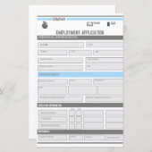 Werkgelegenheidsblad (Voorkant / Achterkant)