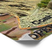 WERKING WAARMEE VRIJ WORDT GEWERKT POSTER (Hoek)